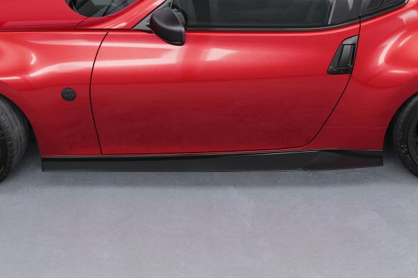 CSR Seitenschweller mit ABE für Nissan 370Z (Z34) SS579-C Carbon Look Hochglanz (keine Lackierung erforderlich)
