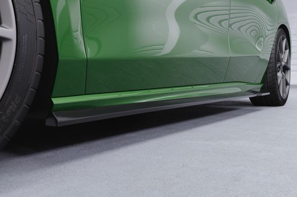 CSR Seitenschweller mit ABE für Ford Focus MK4 ST / ST-Line SS580-C Carbon Look Hochglanz (keine Lackierung erforderlich)