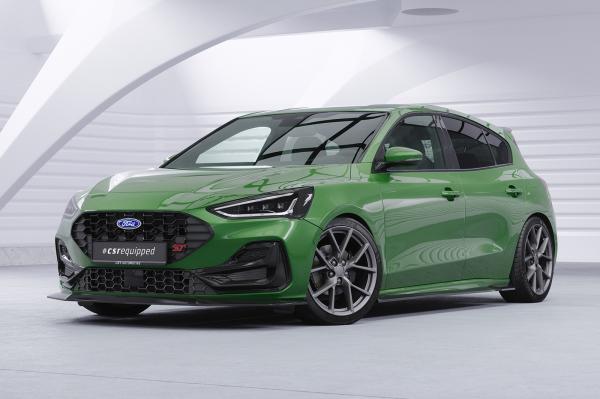 CSR Seitenschweller mit ABE für Ford Focus MK4 ST / ST-Line SS580-C Carbon Look Hochglanz (keine Lackierung erforderlich)