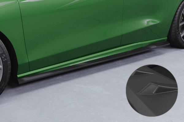 CSR Seitenschweller mit ABE für Ford Focus MK4 ST / ST-Line SS580-L schwarz matt (Lackierung erforderlich)