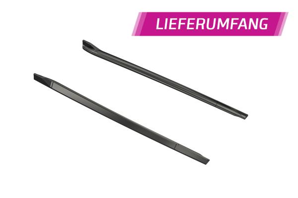 CSR Seitenschweller mit ABE für BMW 6er E63 / E64 SS586-L schwarz matt (Lackierung erforderlich)