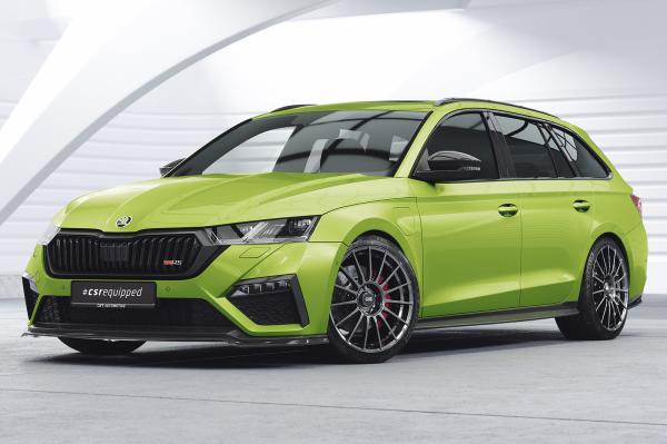 CSR Seitenschweller mit ABE für Skoda Octavia 4 SS587-S schwarz matt strukturiert (keine Lackierung erforderlich)