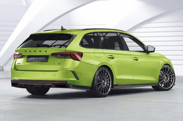 CSR Seitenschweller mit ABE für Skoda Octavia 4 SS587-S schwarz matt strukturiert (keine Lackierung erforderlich)