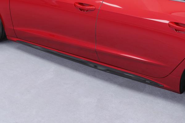 CSR Seitenschweller mit ABE für Audi A7 C8 S-Line / S7 C8 (Typ 4K/F2) SS591-C Carbon Look glänzend (keine Lackierung erforderlich)
