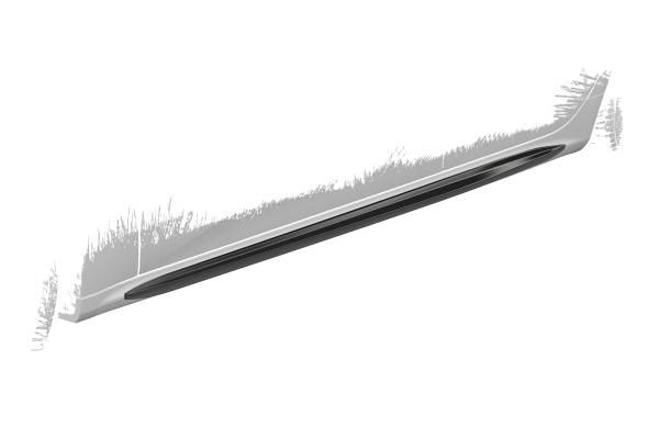 CSR Seitenschweller mit ABE für Audi A7 C8 S-Line / S7 C8 (Typ 4K/F2) SS591-C Carbon Look glänzend (keine Lackierung erforderlich)