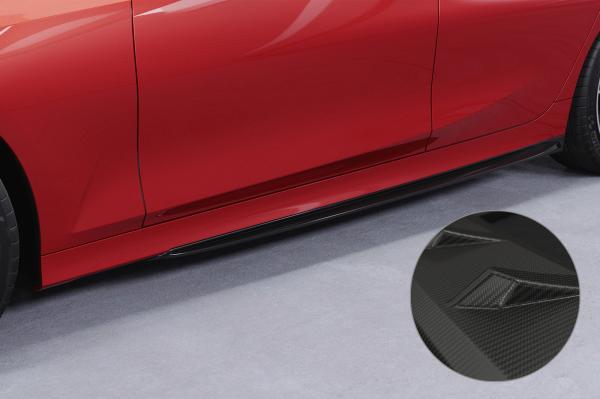 CSR Seitenschweller mit ABE für BMW 3er G20 / G21 SS594-M Carbon Look matt strukturiert (keine Lackierung erforderlich)