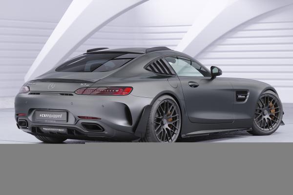 CSR Seitenschweller mit ABE für Mercedes Benz AMG GT (190) SS597-G Glossy schwarz glänzend (keine Lackierung erforderlich)