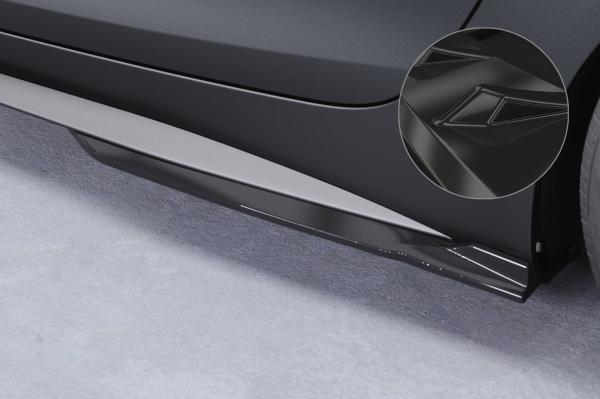 CSR Seitenschweller mit ABE für Mercedes Benz AMG GT (190) SS597-G Glossy schwarz glänzend (keine Lackierung erforderlich)