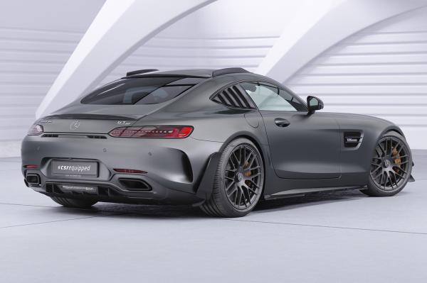 CSR Seitenschweller mit ABE für Mercedes Benz AMG GT (190) SS598-S Strukturiert schwarz matt (keine Lackierung erforderlich)