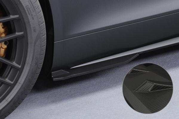 CSR Seitenschweller mit ABE für Mercedes Benz AMG GT (190) SS598-M Carbon Look matt strukturiert (keine Lackierung erforderlich)