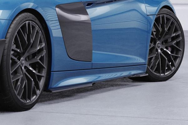 CSR Seitenschweller mit ABE für Audi R8 (Typ 4S) SS600-C Carbon Look Hochglanz (keine Lackierung erforderlich)