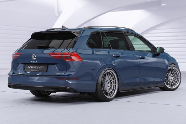CSR Seitenschweller mit ABE für VW Golf 8 Variant SS605-G Glossy schwarz glänzend (keine Lackierung erforderlich)