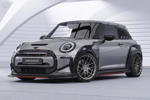 CSR Seitenscheibenblenden mit ABE für Mini F56 SSB009-L schwarz matt (Lackierung erforderlich)
