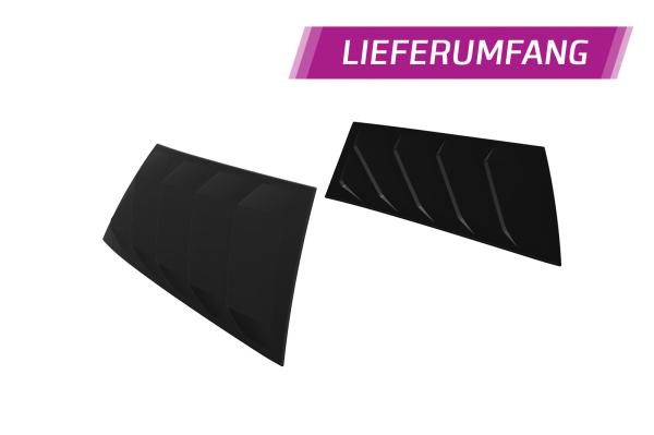 CSR Seitenscheibenblenden mit ABE für Mini F56 SSB009-L schwarz matt (Lackierung erforderlich)