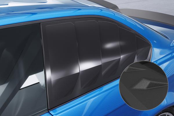 CSR Seitenscheibenblenden mit ABE für BMW 3er E36 Coupe SSB010-S schwarz matt strukturiert (keine Lackierung erforderlich)
