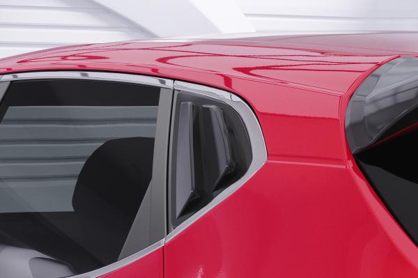 CSR Seitenscheibenblenden mit ABE für Kia Ceed (JD) SSB012-L schwarz matt (Lackierung erforderlich)