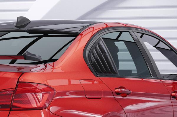 CSR Seitenscheibenblenden mit ABE für BMW 3er F30 Limousine SSB013-L Lackierung erforderlich (schwarz matt)