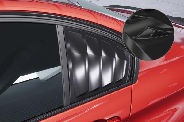 CSR Seitenscheibenblenden mit ABE für BMW 3er F30 Limousine SSB013-G Glossy schwarz glänzend (keine Lackierung erforderlich)
