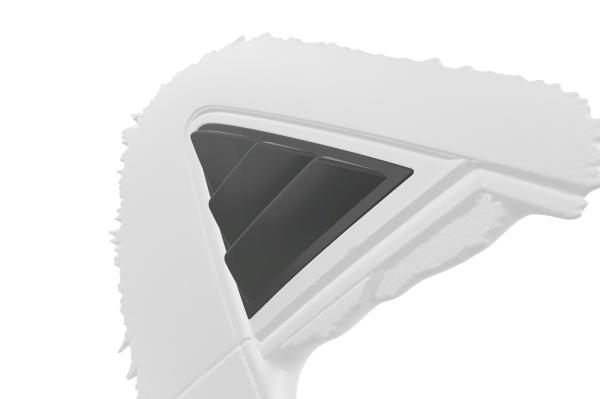 CSR Seitenscheibenblenden mit ABE für Seat Leon 3 (Typ 5F) 5-Türer SSB015-C Carbon Look Hochglanz (keine Lackierung erforderlich)