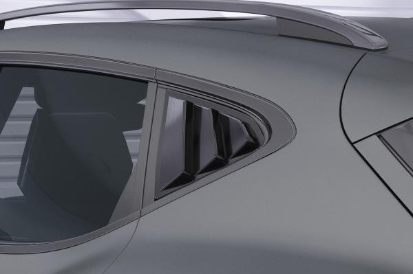 CSR Seitenscheibenblenden mit ABE für Cupra Formentor SSB016-G Glossy schwarz glänzend (keine Lackierung erforderlich)