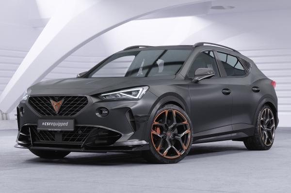 CSR Seitenscheibenblenden mit ABE für Cupra Formentor SSB016-G Glossy schwarz glänzend (keine Lackierung erforderlich)