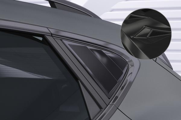 CSR Seitenscheibenblenden mit ABE für Cupra Formentor SSB016-G Glossy schwarz glänzend (keine Lackierung erforderlich)