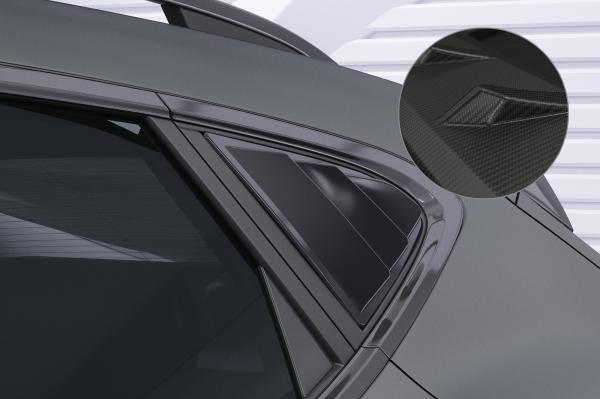CSR Seitenscheibenblenden mit ABE für Cupra Formentor SSB016-M Carbon Look matt strukturiert (keine Lackierung erforderlich)