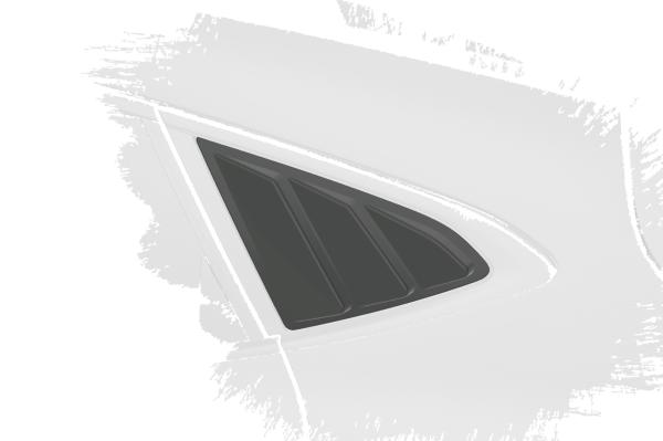 CSR Seitenscheibenblenden mit ABE für Cupra Formentor SSB016-G Glossy schwarz glänzend (keine Lackierung erforderlich)