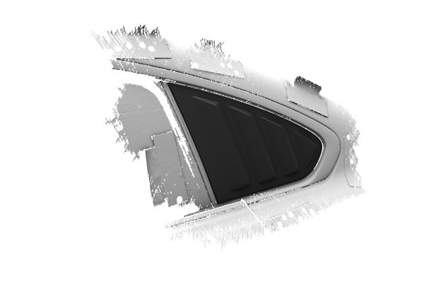 CSR Seitenscheibenblenden mit ABE für BMW 4er F36 Gran Coupe SSB017-L Lackierung erforderlich (schwarz matt)