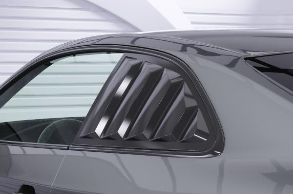 CSR Seitenscheibenblenden mit ABE für Audi A5 / S5 / RS5 (8T) Coupe SSB019-C Carbon Look Hochglanz (keine Lackierung erforderlich)