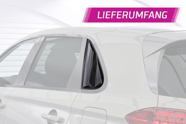 CSR Seitenscheibenblenden mit ABE für Hyundai I30 (PD) Schrägheck SSB024-L schwarz matt (Lackierung erforderlich)