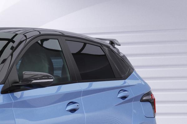 CSR Seitenscheibenblenden mit ABE für Hyundai I20 (BC3) SSB030-L schwarz matt (Lackierung erforderlich)