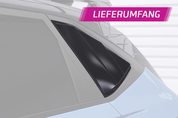 CSR Seitenscheibenblenden mit ABE für Hyundai I20 (BC3) SSB030-L schwarz matt (Lackierung erforderlich)