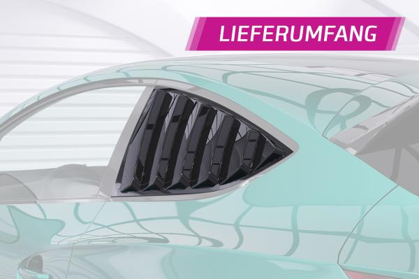 CSR Seitenscheibenblenden mit ABE für Opel Astra J GTC SSB031-K Kupfer matt (keine Lackierung erforderlich)