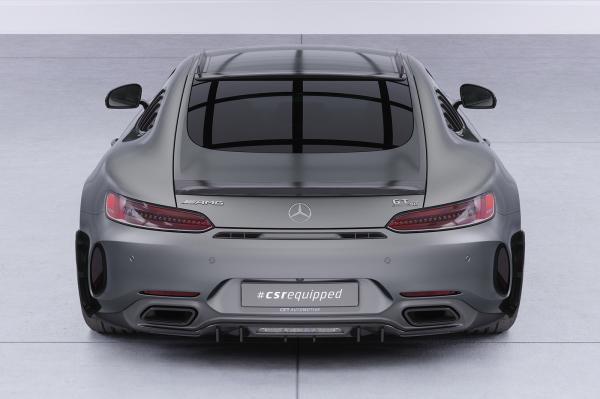 CSR Seitenscheibenblenden mit ABE für Mercedes-Benz AMG GT (190) SSB036-L Lackierung erforderlich (schwarz matt)