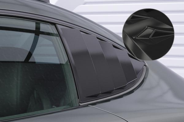 CSR Seitenscheibenblenden mit ABE für Mercedes-Benz AMG GT (190) SSB036-G Glossy schwarz glänzend (keine Lackierung erforderlich)