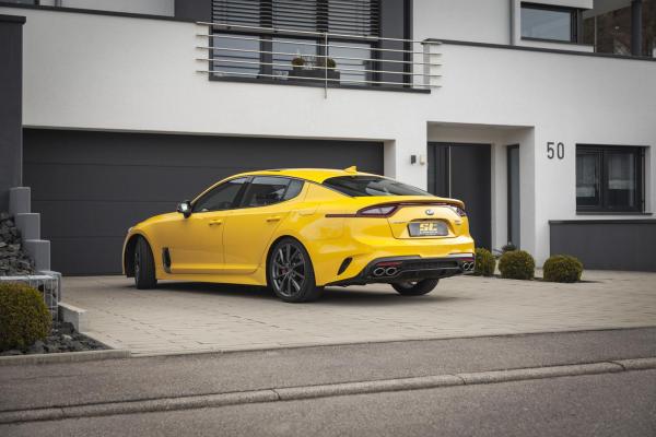 ST Tieferlegungs Sportfedern – VA 30 mm / HA 30 mm | ST Federn 30/30 für Kia Stinger, Typ CK bis 1115 kg VA- Achslast