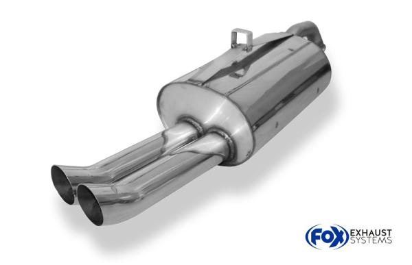 Fox Endschalldämpfer für Toyota Paseo Typ L5 – 2x70 mm (Typ 18)