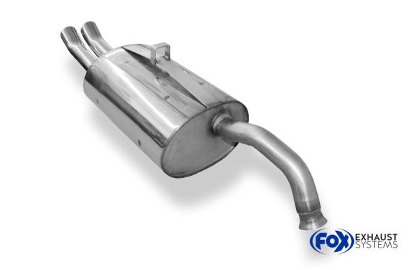 Fox Endschalldämpfer für Toyota Paseo Typ L5 – 2x70 mm (Typ 18)