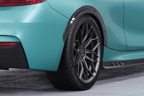 CSR Kotflügelverbreiterung für BMW 2er F22/F23 VB034-M Carbon Look matt strukturiert (keine Lackierung erforderlich)