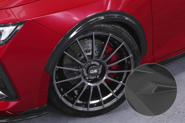 CSR Kotflügelverbreiterung für Opel Astra L VB037-L Lackierung erforderlich (schwarz matt)