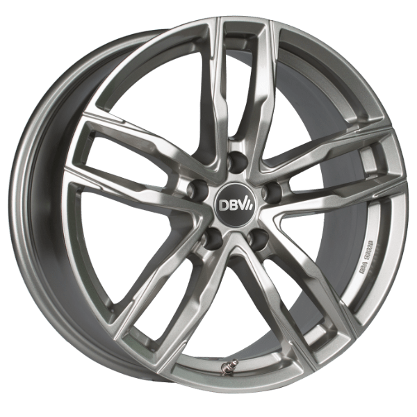 DBV Alufelge Vienna II hyper silber 8.5x19 ET45 5x112 Nabe 70.1mm KBA 53629
