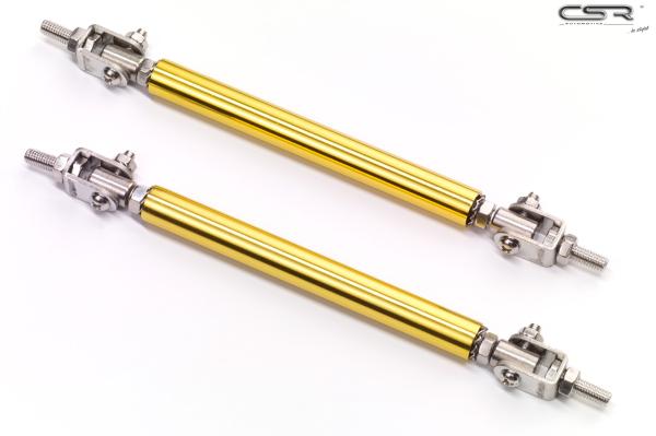 CSR Universal Spoiler Stabilisatoren verstellbar 100-140mm gold ZB159