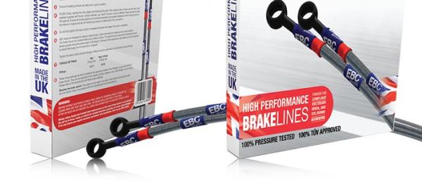 EBC Brakes High Performance Brakelines – 5-Leitungen für FORD Consul / FORD Granada Mk1 / FORD Granada Mk1 Estate – BLA1410-5L