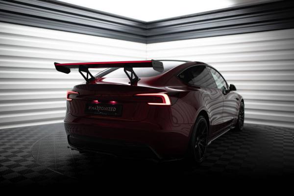 Maxton Design Carbon Spoiler + LED für Tesla Model 3