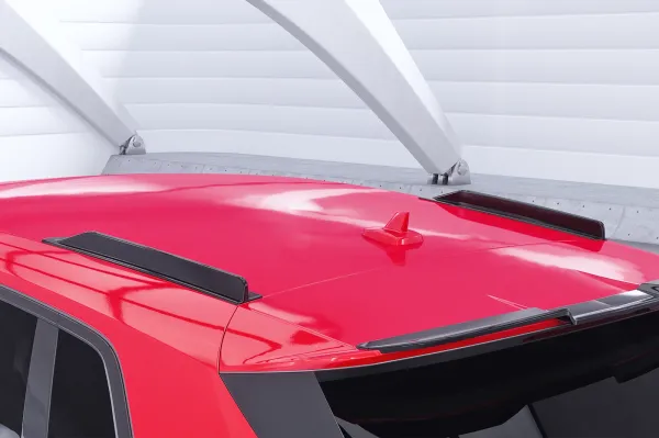 CSR Dachfinnen mit ABE für Audi A3 / S3 / RS3 (8Y) Sportback DF041-S Strukturiert schwarz matt (keine Lackierung erforderlich)