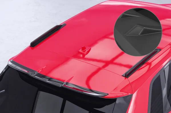 CSR Dachfinnen mit ABE für Audi A3 / S3 / RS3 (8Y) Sportback DF041-L Lackierung erforderlich (unlackiert)