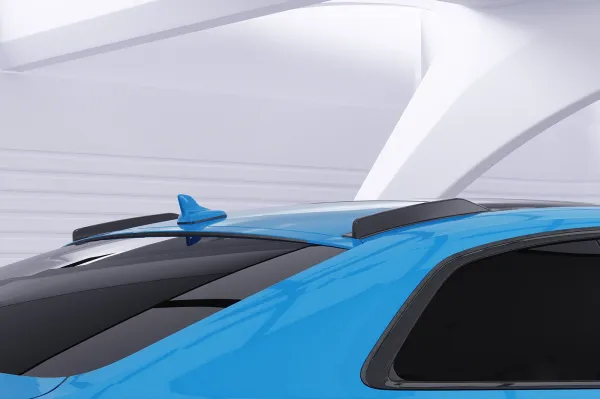 CSR Dachfinnen mit ABE für Audi A5 / S5 / RS5 (F5) Coupe DF010-S Strukturiert schwarz matt (keine Lackierung erforderlich)