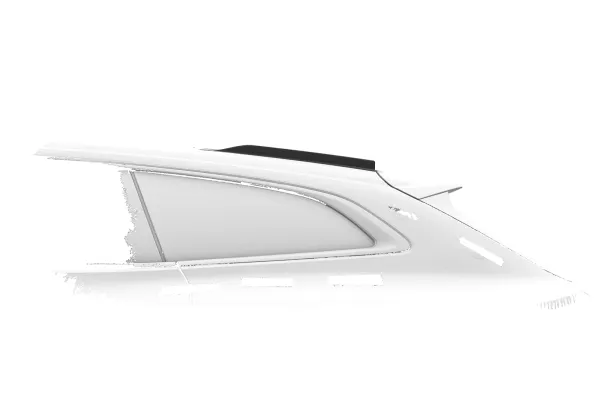 CSR Dachfinnen mit ABE für VW Arteon (Typ 3H) Shooting Brake DF039-L Lackierung erforderlich (unlackiert)