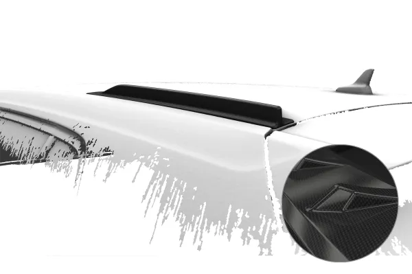 CSR Dachfinnen mit ABE für VW Golf 7 (Typ AU) DF029-C Carbon Look Hochglanz (keine Lackierung erforderlich)
